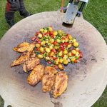 Bluegaz Timfors Stekhäll set gasol 70 cm med kyckling, potatis och grönsaker