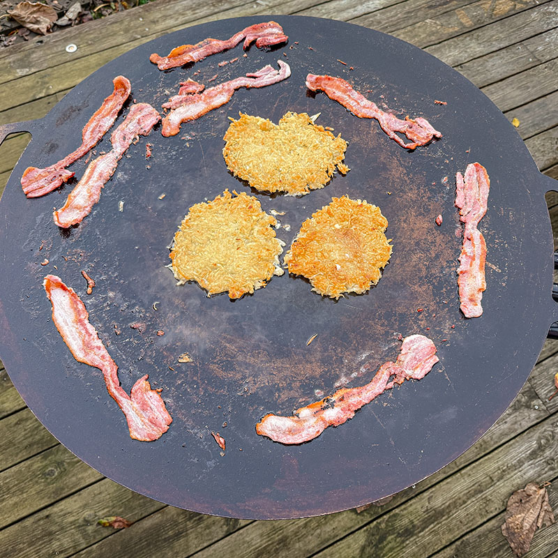 Bluegaz Timsfors Stekhäll 70 cm med råraka och bacon