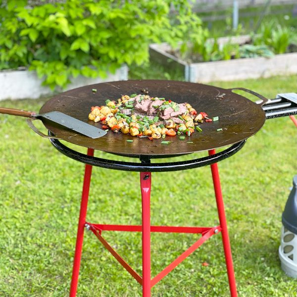 Bluegaz Timfors Stekhäll set gasol 70 cm med flankstek, potatis och paprika