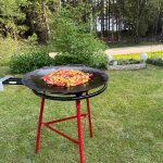 Bluegaz Timsfors Stekhäll Set Gasol 70 cm med korv och potatis