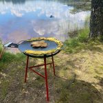 Bluegaz Timfors Stekhäll set gasol 70 cm med panerad fisk och pommes
