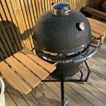 Bluegaz Kyoto Kamado Large vänster sidobord sett uppifrån