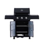 Bluegaz X300 Gasolgrill framifrån med båda dörrar öppna