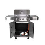 Bluegaz Z40 Gasolgrill med öppen dörr