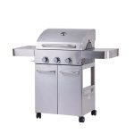 Bluegaz Z6 Gasolgrill med stängt lock sett från höger sida