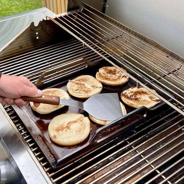 Använder Bluegaz Elite Burger Flipper till hamburgerbröd