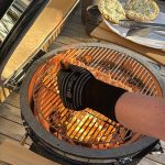 Använder Bluegaz Grillvantar ovanför Bluegaz Kyoto Kamado