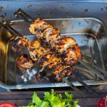 Bluegaz grillspett 4 pack med kycklingbitar