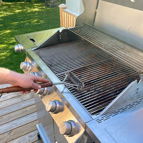 Rengör Z501 med Bluegaz Elite grillgallerborste dubbel