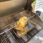 Bluegaz Z501 & X502 Rotisserie med hel kyckling sett från vänster