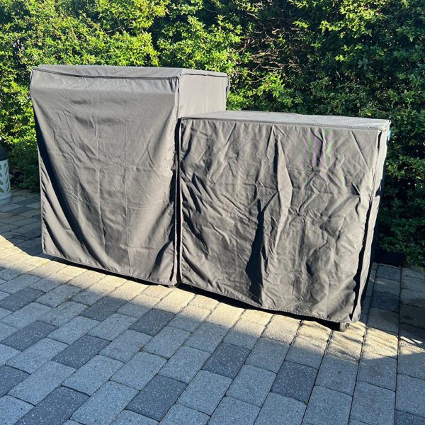 Bluegaz Z Sidomodul Premium Grillöverdrag på Z Sidomodul bredvid Z Gasolgrill