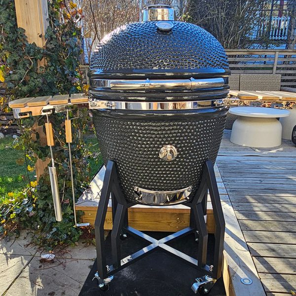 Bluegaz Kyoto Kamado extra large på uteplats framifrån