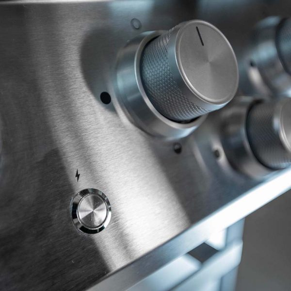 Bluegaz X502 Gasolgrill närbild på vred