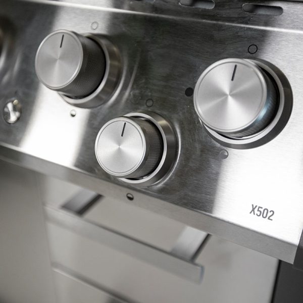 Bluegaz X502 Gasolgrill vred och produkttitel
