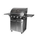 Bluegaz Z1 Gasolgrill med stängt lock sett från höger sida