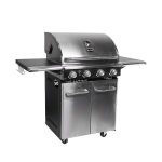 Bluegaz Z1 Gasolgrill med stängt lock sett från vänster sida