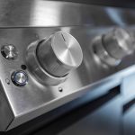 Bluegaz Z501 Gasolgrill svart närbild på vred