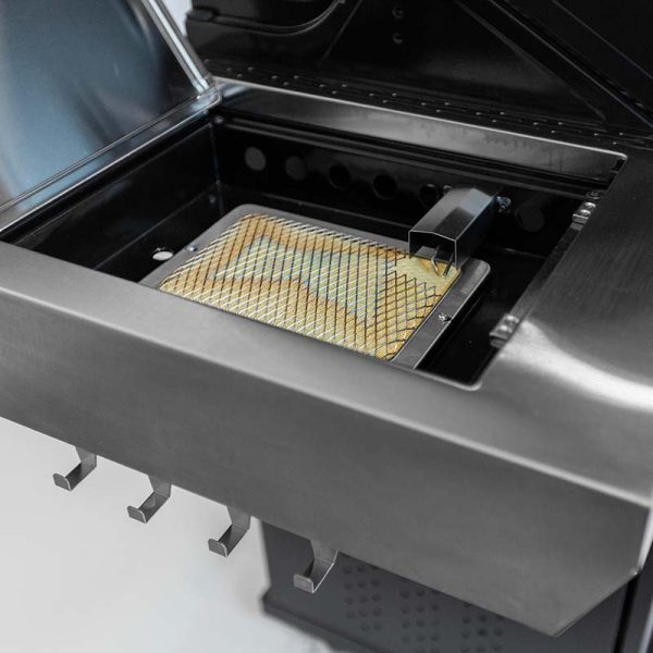 Bluegaz Z501 Gasolgrill svart sizzle burner i sidobord utan grillgaller