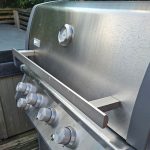 Bluegaz X502 Gasolgrill grillhuv sett från sidan