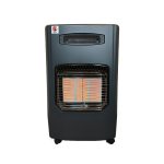 Bluegaz Gobi 2 Gasolkamin med fläkt keramiska element igång framifrån