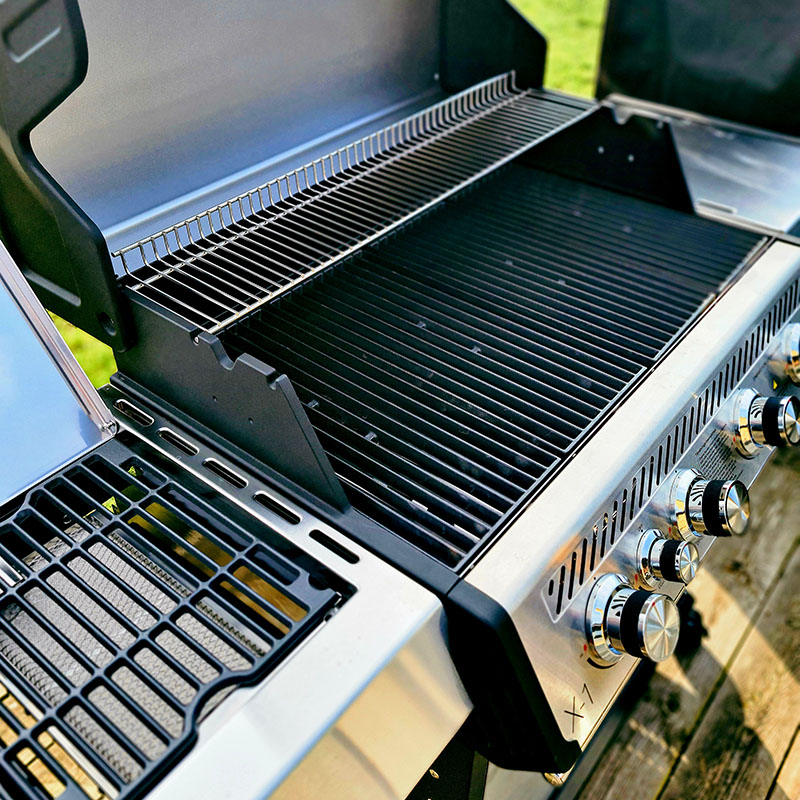 Bluegaz X1 Gasolgrill grillgaller och sizzle burner galler
