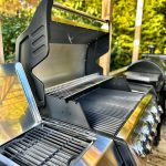 Bluegaz X1 Gasolgrill med öppet lock från sidan