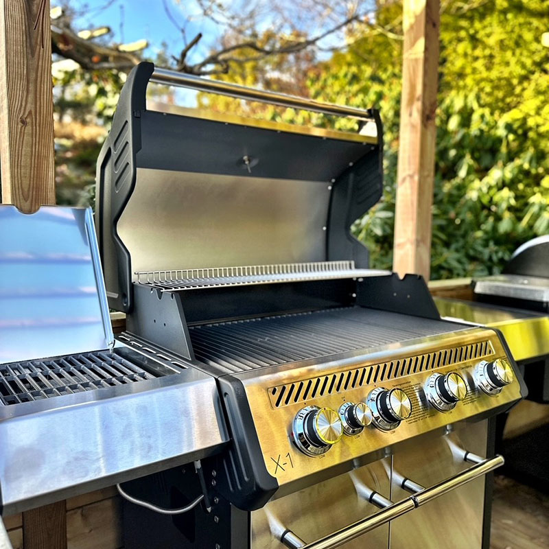 Bluegaz X1 Gasolgrill med öppet lock