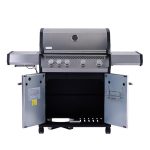 Bluegaz X1 Gasolgrill med stängt lock och dörrarna öppna