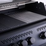 Bluegaz X402 Gasolgrill grillgaller bredvid flamtämjare