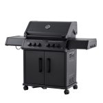 Bluegaz X402 Gasolgrill med stängt lock sett från höger sida