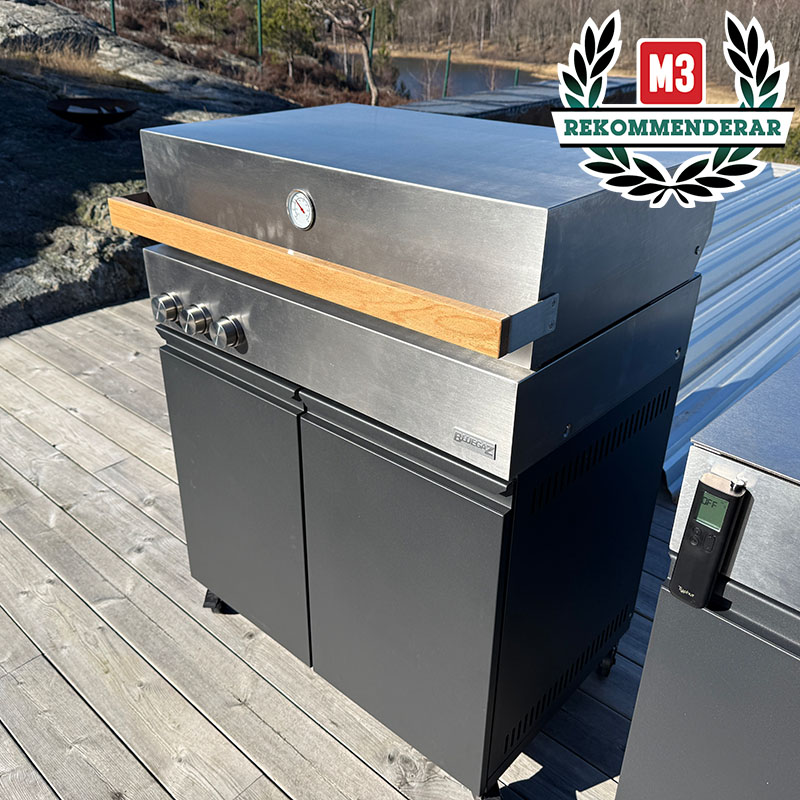 M3 rekommenderar Bluegaz Z Gasolgrill!
