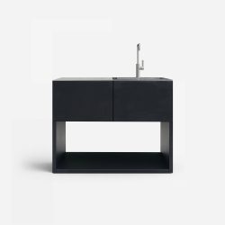 Bluegaz Z x Tommre Block Utekök vatten svart 120x60x90 cm