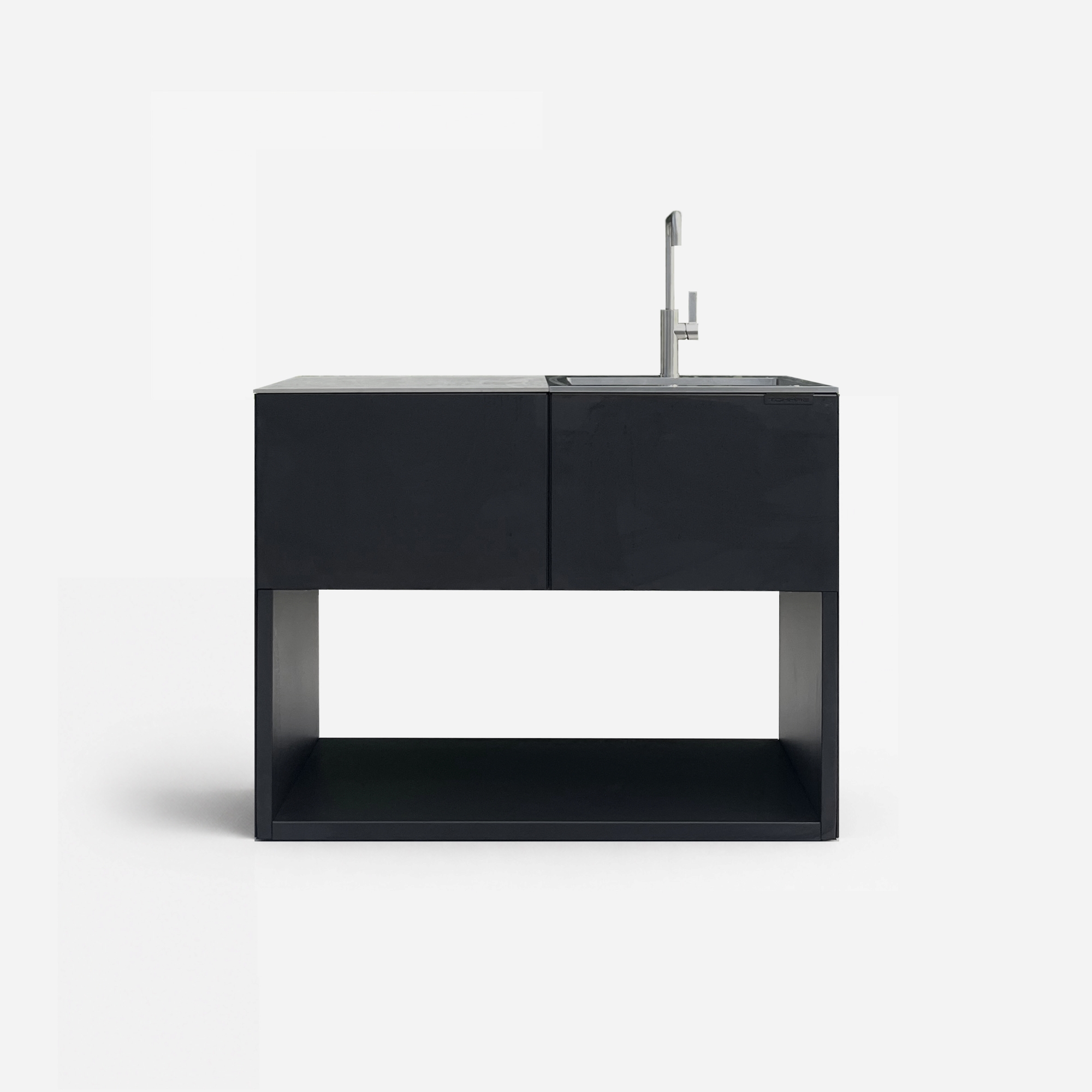 Bluegaz Z x Tommre Block Utekök vatten svart 120x60x90 cm