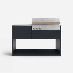 Bluegaz Z x Tommre Block Utekök svart 150x60x90 cm