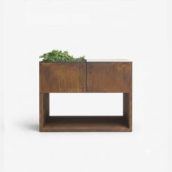Bluegaz Z x Tommre Block Utekök odling corten 120x60x90 cm