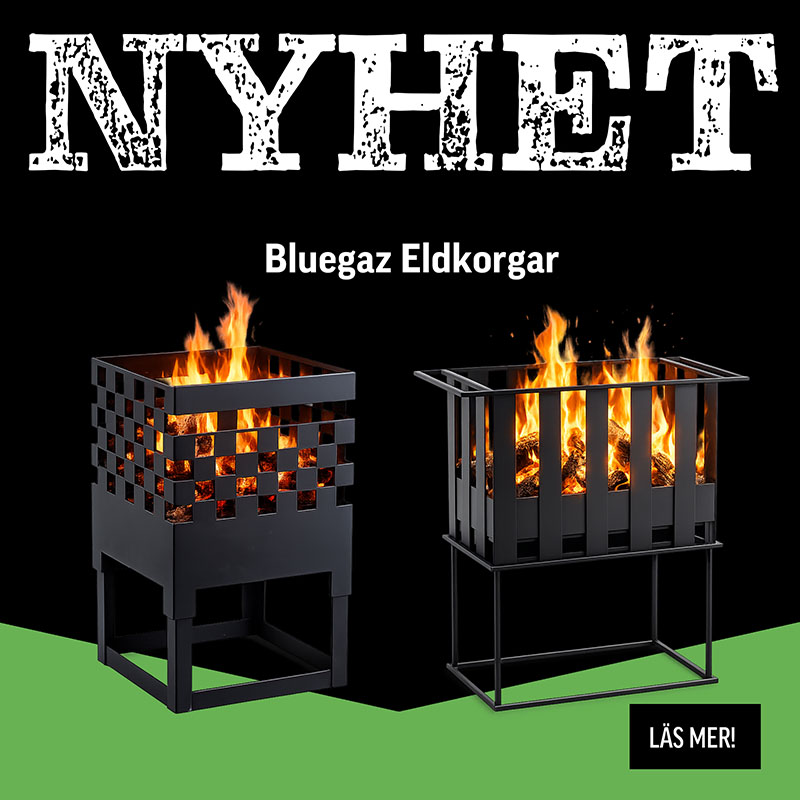 Bluegaz lanserar svenskdesignade eldkorgar!