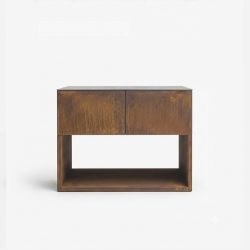 Bluegaz Z x Tommre Block Utekök bänk corten 120x60x90 cm