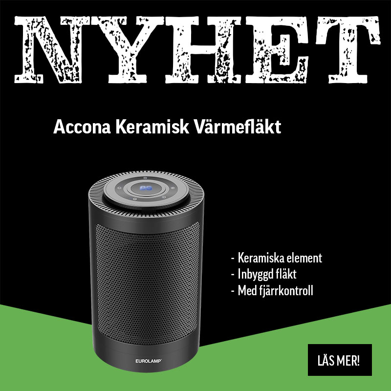 Bluegaz presenterar keramisk elvärmefläkt Accona